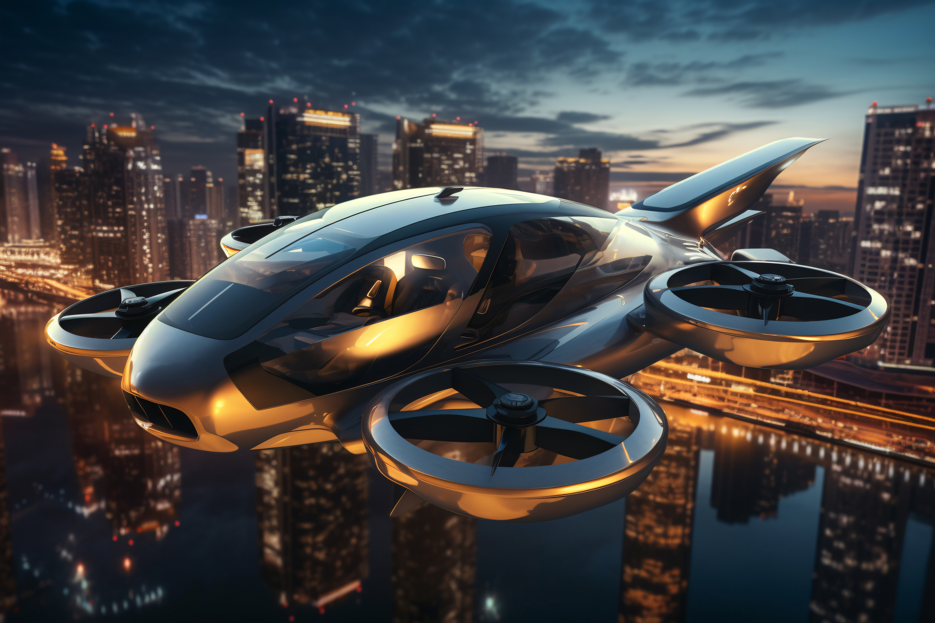 Framtiden är här: Flygande bilar revolutionerar den kinesiska bilindustrin